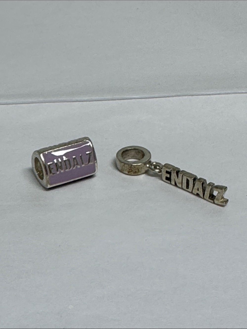Sterling Silver Charms for Bracelet Featuring ENDALZ